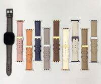 สายหนังเหมาะสำหรับ Iwatch 8 7 6 5 4 3 Se อะไหล่สายสายรัดสำหรับเครื่องประดับอัจฉริยะ49Mm45mm44mm42mm41mm40mm