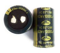 คาปาซิเตอร์ขาเขี้ยว 2 ขา Capacitor Samwha 85°C 10000uF 100V 80V 63V 35V 25V