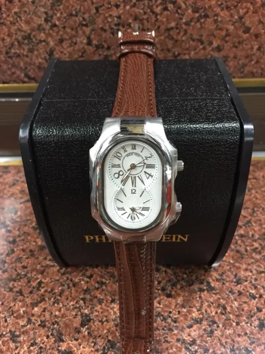 philip stein leather strap