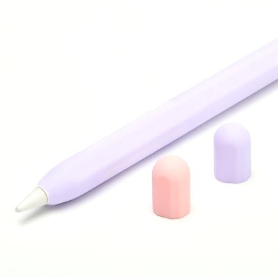 For Apple Pencil 2Nd Generation Pen Sleeve Stylus Pen Sleeve Double Color Matching Silicone Protective Sleeve