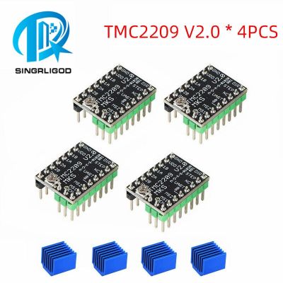 4ชิ้น Mks V2.0 Tmc2209สเต็ปเปอร์มอเตอร์ไดร์เวอร์สเต็ปสติ๊ก3d ชิ้นส่วนเครื่องพิมพ์ Uart เงียบกริบ2.5a สำหรับ Skr V1.3 Sgen Gen L Robin Nano