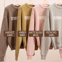 Fog Fear of God Essentials 7th (ฮู้ด ดำ XL พร้อมส่ง) Special Edition Sweater เสื้อแขนยาว เสื้อฮู้ด เสื้อกันหนาว