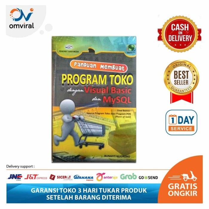 Buku Panduan Membuat Program Toko Dengan Visual Basic Dan Mysql Lazada Indonesia 7858
