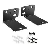 Universal Wall Mount Kit Mounting Bracket Compatible ส่วนใหญ่ Soundbars 1 คู่ชั้นวางของติดผนังพร้อมชุดฮาร์ดแวร์