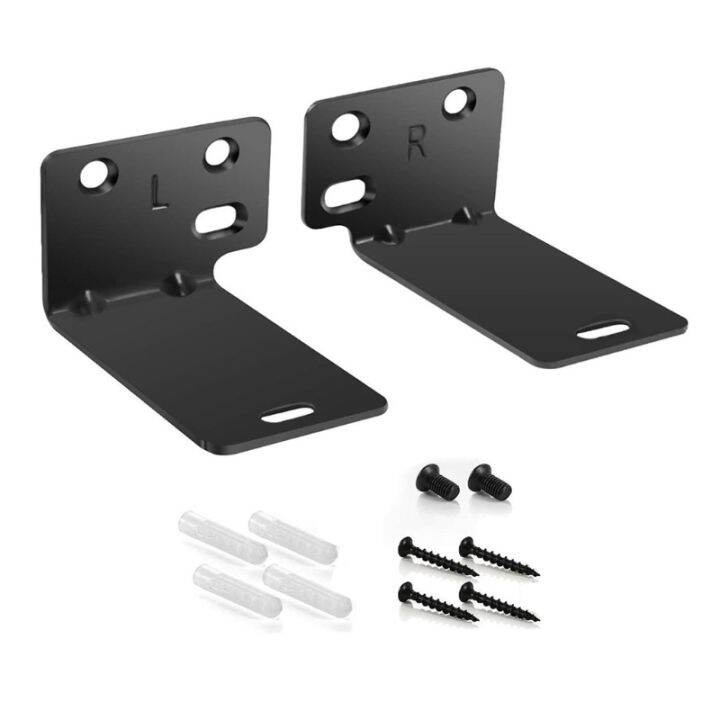 1 Pair Universal Sound Bar Mounts Brackets Wall Mount Shelf Soundbar Mounting Brackets for