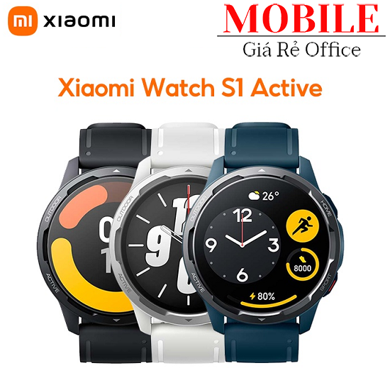 XIAOMI WATCH S1 ACTIVE AP: Với thiết kế thời trang, Xiaomi Watch S1 Active AP sẽ ghi điểm với bất kỳ ai yêu thích sự sang trọng và cá tính. Đồng thời, đồng hồ còn có tính năng đầy đủ như đo nhịp tim, theo dõi giấc ngủ và tích hợp AI giúp bạn thực hiện các tác vụ dễ dàng.