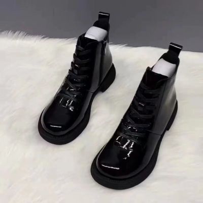 ◐▨ 2023 New Martin Boots Womens Shoes Mango Toe Versatile Thick Heel Anti-Slip Wear-Resistant Soft Sole Soft Surface Short Boots