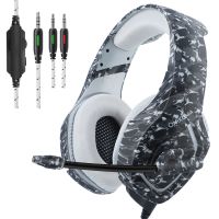 Onkuma K1B camouflage Elite STEREO GAMING HEADSET สำหรับ PS4 X PC SWITCH