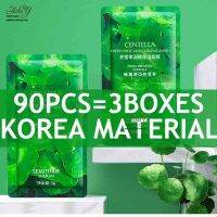 90PCS=3BOXES cenla hydrates and moisturizes Cenla asiatica is light and moisturizing wholesale moisturizing Hydrating Natural Collagen Acid Face Sleep Facial Sheet whitening moisturizing facial Vitamin C Hyaluronic acid Herbal