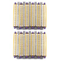 Big Size 48Pcs/Set Salon Nylon Hook &amp; Loop Hair Rollers Set Hair Root Perm Rods Bars Curlers with Clips &amp; Rubber Bands
