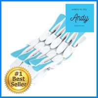 กิ๊บหนีบผ้าเสริมยาง NAPA สีขาว/ฟ้า แพ็ก 10 ชิ้นRUBBER-REINFORCED CLOTHESPIN NAPA WHITE/LIGHT BLUE 10PCS **ลดราคาจัดหนัก **