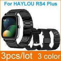 （Bar watchband）สำหรับ HAYLOU RS4 Plus StrapWatch วง S Mart W Atch ซิลิโคนสายนาฬิกาข้อมือสำหรับ HAYLOU RS4พลัส20มิลลิเมตร3ชิ้น/ล็อต