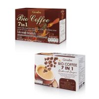 กาแฟสมุนไพร กิฟฟารีน ไบโอคอฟฟี่7in1 กาแฟสำเร็จรูปไม่มีไขมันทรานส์ ไม่มีคอเลสเตอรอล80Kcal/ซอง บรรจุ20ซอง Bio Coffee 7in1