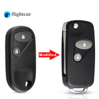 Flightcar 2ปุ่มพับ Flip Remote Car Key Fob Case Shell สำหรับ Honda ACCORD CIVIC HRV CRV S2000