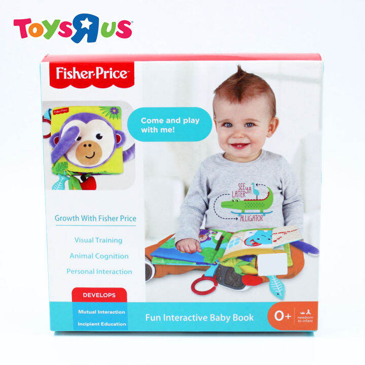 Fisher Price Fun Interactive Baby Cloth Book Set Lazada PH