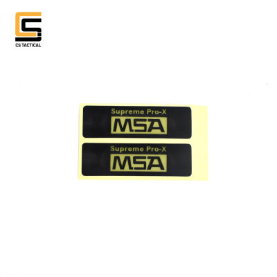 Sordin หูฟัง MSA สติ๊กเกอร์5เซ็ตแพ็ค43*13มิลลิเมตรกลางแจ้งชุดหูฟัง Superme Pro-X MSA สติกเกอร์สีดำอุปกรณ์ล่าสัตว์