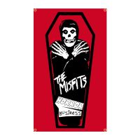 ☎ 90x150cm Misfit 40 Years Rock Band World Tour Flag Polyester Printed Home or Bedroom Decoration Banner Tapestry