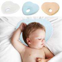 ZZOOI Baby Pillow Memory Foam Newborn Soft Breathable Shaping Pillows Baby Sleep Positioning Pad Heart Shape Pads Pillows