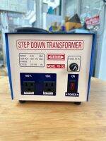 STEP DOWN TRANSFORMER 750V. ไฟญี่ปุ่น Model PO-02  ตัวแปลงไฟ เครื่องแปลงไฟ อุปกรณ์แปลงไฟ