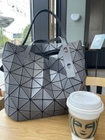 ร้อน, ร้อน★100%Original ISSEY MIYAKE BAO BAO with Anti-fake mark Rock package 7 10 shoulder tote bag