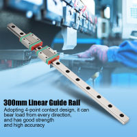 1pc 300mm MGN12 Miniature Linear Rail Guide Rail ความกว้าง 12 มม. + 2 ชิ้น MGN12B สไลด์บล็อก