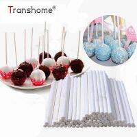 Transhome Lollipop Sticks 100Pcs 7.5/10/15ซม. กระดาษเกรดอาหาร Lollipop ช็อกโกแลตน้ำตาล Stick Handle Rod เค้กแป้งเบเกอรี่