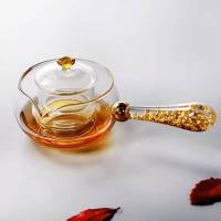 กาชงชาอย่างดี แก้วอย่างหนา กาชงชา กาชาด้ามจับแก้วอย่างหนา??สินค้าพร้อมส่ง??