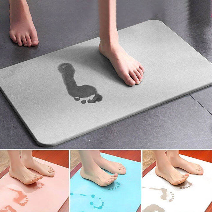 Diatomite mats nonslip quickdrying quickabsorbing floor mats