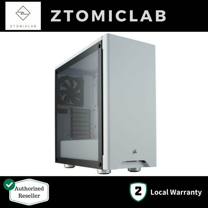 Corsair Carbide Series 275r Tempered Glass Mid Tower Gaming Case — White Cc 9011133 Ww 8539