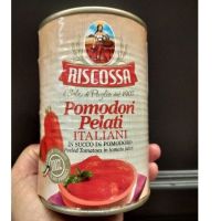 ⚡ Riscossa Peeled Tomatoes มะเขือเทศ ปอกเปลือกในน้ำ มะเขือเทศ ริสคอสซ่า 400g.  ⚡