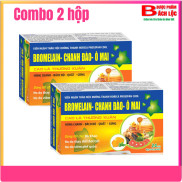 Combo 2 Hộp Viên Ngậm Ho Bromelain - Chanh Đào