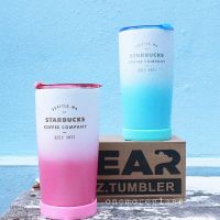 แก้วเยติสีพาสเทล สกรีนตัวหนังสือสตาบัคแบรนด์แท้ BEAR ขนาด20 Oz.แถมฟรีฝาแก้วน้ำ1อัน  ยางรองแก้ว1อัน และหลอดอีก1อัน