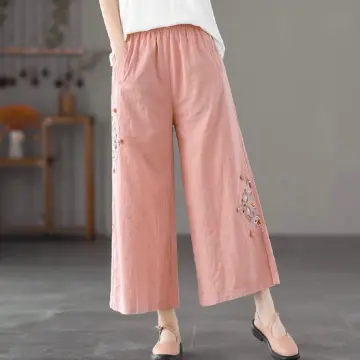 Shop Cotton Linen Long Pants For Women online - Jan 2024