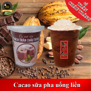 Cacao sữa trân châu pha sẵn 400ml - Mộc Trà Queni