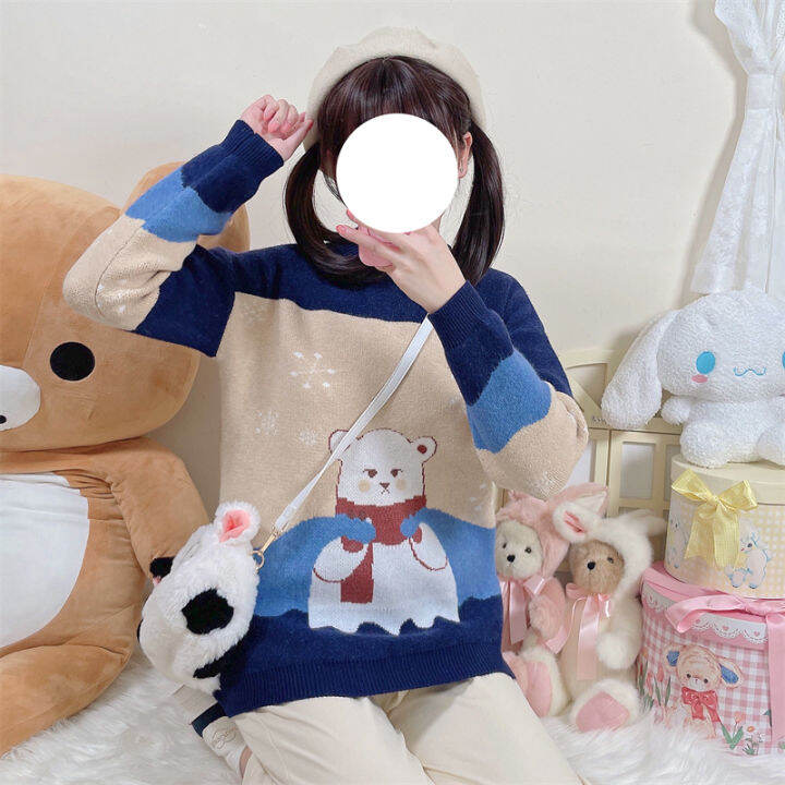 kosahiki-winter-ladies-sweaters-cartoon-bear-embroidery-knitted-pullover-2021-warm-jumper-soft-long-sleeve-lovely-japanese-top