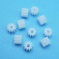 【lz】✽  Plastic Gear Motor Parts Acessórios do brinquedo pinhão engrenagem módulo 05 10 dente 102A 05 m 10pcs por lote