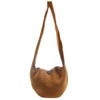 Woven Bag Fashion Woven Wool Woven Round Retro Shoulder Bag Handbag Beach Travel Bag Ladies Handbag