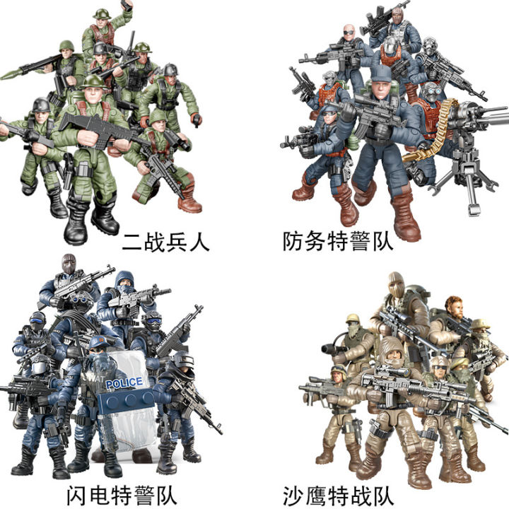 xiangjun-military-man-building-blocks-model-shaying-special-team-special-model-ของเล่นประกอบ-xj99020405