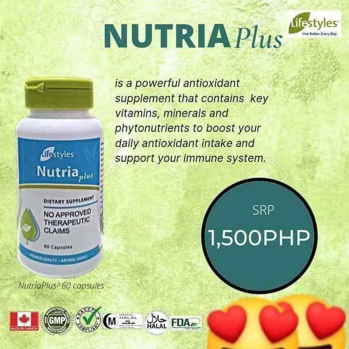 Lifestyles Nutria Plus (60 Capsules) LEGIT DISTRIBUTOR! Lazada PH