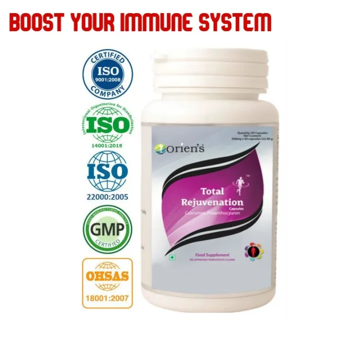 Oriens Total Rejuvenation Turmeric Grape Seed Lutein Lycopene