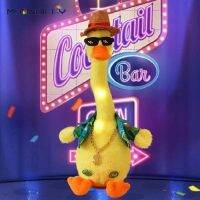 Dancing Duck Electronic Plush Toys Repeat Talking Toy Can Sing Record Voice Interactive With USB Funny Gift For Kids Brinquedos