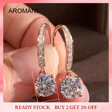 Gold diamond earrings on sale price