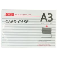 ซองพลาสติกแข็ง A3  ออร์ก้า หนา 0.7 มม. (CARD CASE) CAR-PV01