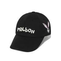 2023 NEW for✟ [Korea] MALBON Golf Bunny Embroidery Ball Cap golf sport sun hat 9901