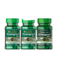 Puritans Pride Pycnogenol 30,100 mg / 30, 60 Capsules(เปลือกสน)