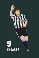 โปสเตอร์ Alan Shearer เชียเรอร์ รับทำ โปสเตอร์ติดผนัง ของแต่งบ้าน รูปภาพติดผนัง 77poster