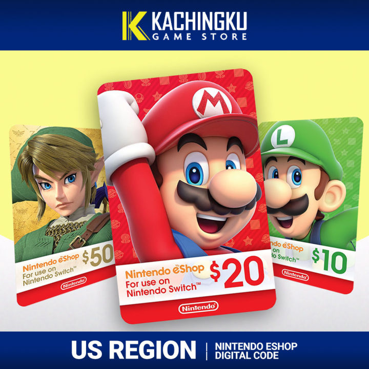 Digital Gaming Card Nintendo Eshop USA $ 10