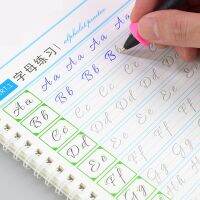 dfh﹊◐  2020 Handwritten English Copybook Set Student Adult Round Font Exerc Copybooks Groove Can Used Indefinitely