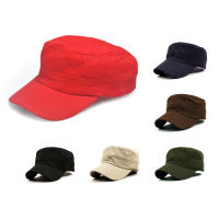 Stylish Plain Military Army Cap Castro Cadet Patrol Cap Hat Adjustable