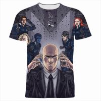 2023 NEWX-Men T เสื้อผู้ชายผู้หญิงแขนสั้น3D พิมพ์เสื้อลำลอง